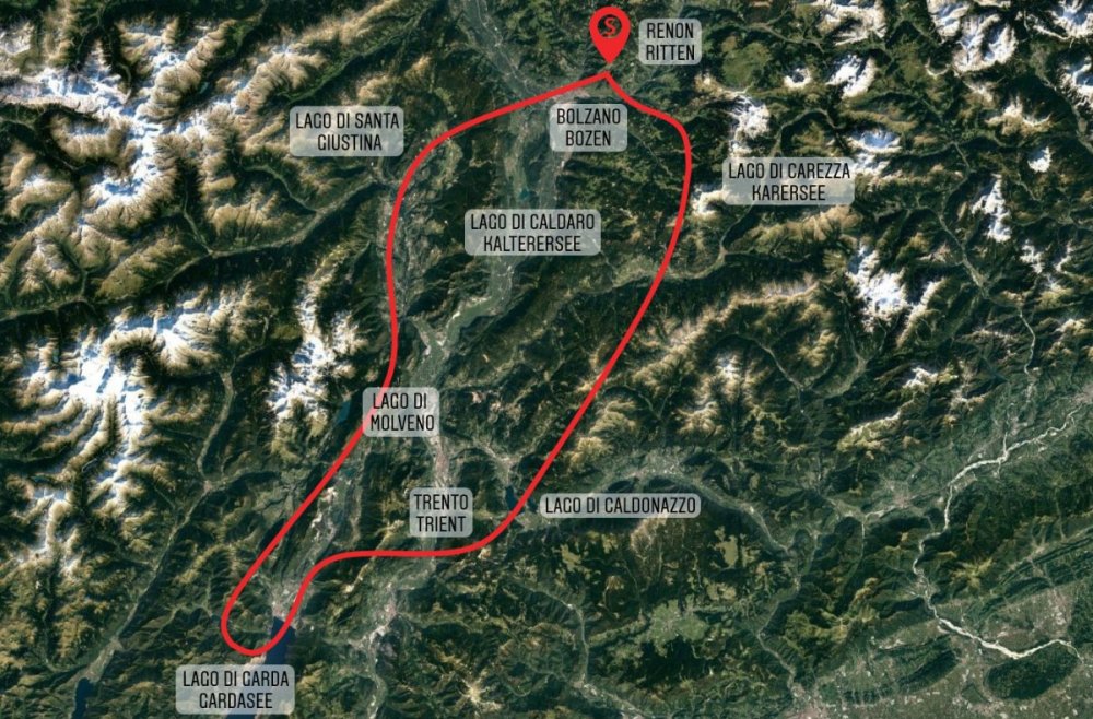 From South Tyrol to Lake Garda