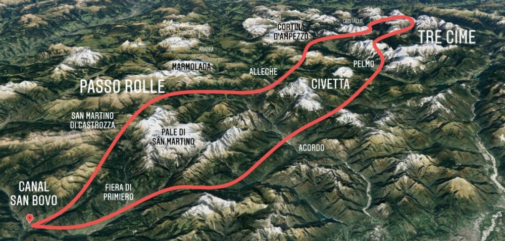 Pale di San Martino e Tre Cime di Lavaredo