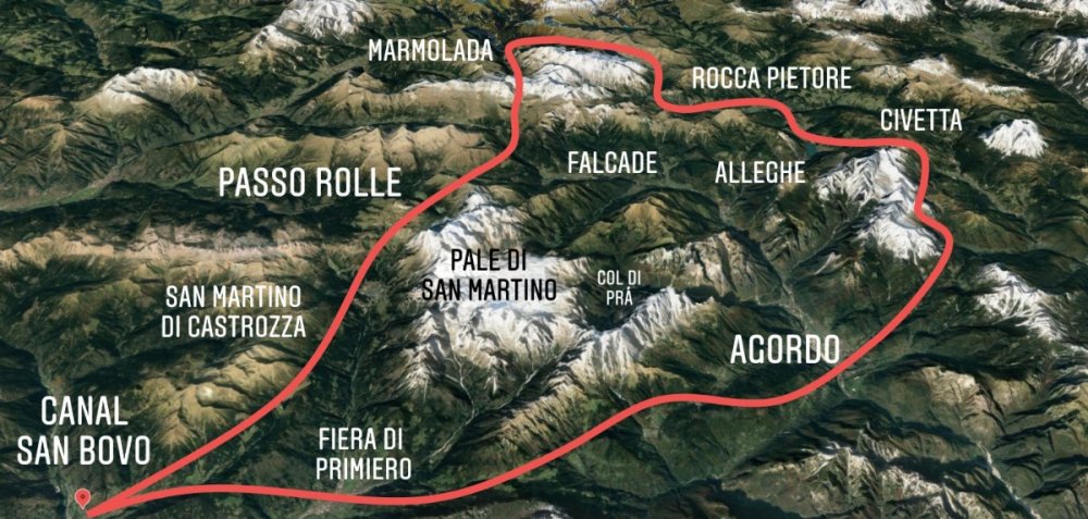 Pale di San Martino and Marmolada